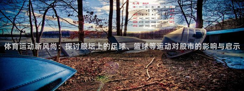 xc体育：体育运动新风尚：探讨股坛上的足球、篮球等运动对股市的影响与启示